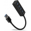 AXAGON HUE-M1A, 4x USB 3.2 Gen 1 MINI húb, kovový HUE-M1A
