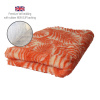 DRYBED Premium Vet Bed Listy oranžový 150 x 100 cm