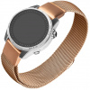 Sieťovaný remienok z nehrdzavejúcej ocele FIXED Mesh Strap pre Garmin QuickFit 20 mm, ružové zlato FIXMEST-QF20MM-RG