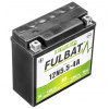 Baterie 12V, 12N5.5-4A GEL, 12V, 5.5Ah, 55A, bezúdržbová GEL technologie 135x60x130 FULBAT (aktivovaná ve výrobě)