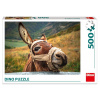 DINO Puzzle Somárik za ohradou 500 dielikov