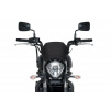 PUIG Plexi na motorku PUIG FRONTAL PLATE 3592N čierna hliník