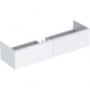 Geberit Xeno 2 - Skrinka pod umývadlo Varicor 1600 mm s LED svietidlom, 2 zásuvky, matná biela 500.346.01.1