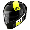Integrálna motocyklová prilba MT Helmets Blade 2 SV 89 čierna/žltá fluo XL