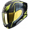 Scorpion Exo-530 Air Theras metalická černá/neonově žlutá XS