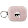 Karl Lagerfeld PU Embossed Karl Head Puzdro na AirPods Pro 2 Pink KLAP2PGKIPP