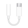 Adaptačný kábel od výrobcu Apple, 3,5 mm konektor Jack - konektor USB Type-C, biely