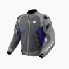 REVIT bunda na motocykel CONTROL AIR H2O, šedá/modrá, veľ. 3XL