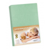 Bellatex plachta jersey s elastanom svetlo zelená 160x200