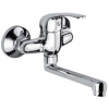 Mereo Lila Dřezová baterie nástěnná, rozteč 10 cm, s ramínkem 25 cm, chrom CBEE302A01