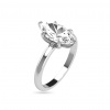 iZlato Forever Obruč z bieleho zlata solitaire pre 2ct diamant Anna, 14K CSTM3W-200