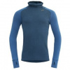 Devold Expedition Merino Silk Hoodie Man modrá