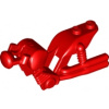 75537 Red Motorcycle Fairing, Stuntz Dual Exhaust Bike (Červená motocyklová kapotáž, Stuntz dvojitý výfuk kolo)