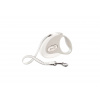 Vodítko Flexi Style S opasok 3m/12kg biela