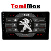TomiMax Peugeot 308 Android 14 autorádio s WIFI, GPS, USB, BT HW výbava: 8 Core 8GB+128GB HIGH