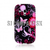 Silikónový obal Samsung Galaxy S III Mini – Butterfly – čierna
