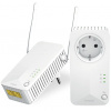 STRONG sada 2 adaptérů Powerline WF 600 DUO EU/ Powerline 600 Mbit/s/ Wi-Fi 300 Mbit/s/ 2x LAN/ bílý POWERLWF600DUOEUV2