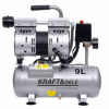BEZOLEJOVÝ KOMPRESOR 9L 550W 155L/min 8 BAR KD1384 KRAFT&DELE