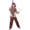 Kostým pre chlapca - Detský outfit „Brown Indian“, Arpex, veľkosť 120-130 cm (Kostým pre chlapca - Detský outfit „Brown Indian“, Arpex, veľkosť 120-130 cm)