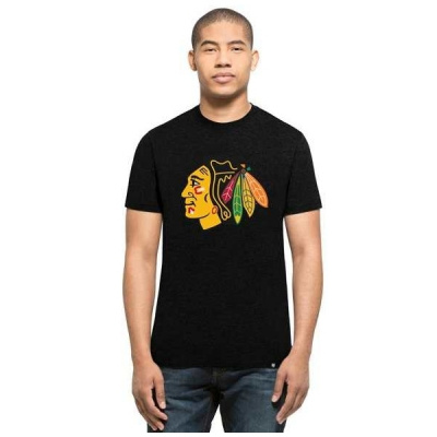 47 NHL CHICAGO BLACKHAWKS 47 CLUB TEE čierna,žltá Pánske tričko M