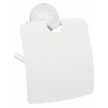 Sapho X-ROUND WHITE držiak toaletného papiera s krytom, biela SPH XR732W