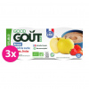 3x GOOD GOUT BIO Dezert jahodový s jablkom (2x100 g), 6m+ VP-F168100
