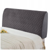 Poťah na čelo postele MEBLE ODNOWA sivý