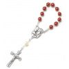 Ruženec Sv. rodina perleťový - desiatok