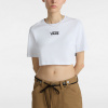Tričko VANS biele WM FLYING V CROP CREW VN000GFFWHT1 Veľkosť XS