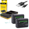 PATONA Photo Duálna rýchlonabíjačka Sony NP-FW50 2x batéria 1030mAh USB PT1964B