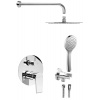 SAPHO KAI sprchový set s pákovou batériou, otočný prepínač, 2 výstupy, chróm KA43-01