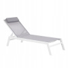 Záhradné lehátko - Garden Deckchair Gray Catania II! (Garden Deckchair Gray Catania II!)