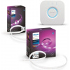 Súprava inteligentného osvetlenia Hue Lightstrip Plus V4 EMEA 2m base kit + Hue Lightstrip Plus V4 EMEA 1m ext + Philips HUE Bridge EU