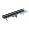 BESCO Odtokový žľab VIRGO NEXT BLACK Rozmer A - 80 cm ZLOL80VNB
