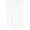 J-Line by Jolipa Vianočné strieborný svetelný záves 2x3m s 1020led svetielkami - teplá biela - 18 * 18 * 7 cm - J-Line by Jolipa