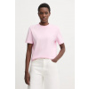 Bavlnené tričko Calvin Klein LV147C857G ružová M
