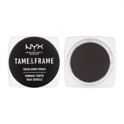 NYX Professional Makeup Tame & Frame Tinted Brow Pomade voděodolná pomáda na obočí 5 g odstín 05 Black