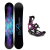 Raven Aura dámský snowboard + Raven FT360 black/fuchsia vázání - 155 cm + M (EU 39-42)