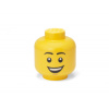 LEGO® úložná hlava (velikost S) - šťastný chlapec