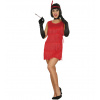 Dámsky kostým - Charleston, červený S