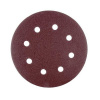 Worcraft 243540 Výsek DS08-180-01, do brusky na sádrokarton, 190 mm, 8 děr, brusný, kulatý, P80, bal. 5 ks