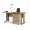 FalcoNabytek Psací stůl Office 80400/35 dub sonoma/silver grey