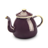 Smaltovaný čajník / kanvica OLKUSKIE WYROBY EMALIOWANE 0,9 l OWE Eggplant