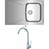 Teka STARBRIGHT 45 E-XN 1B 1D X nerezová oceľ + Teka IN 915 CR chróm