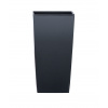 Kvetina URBI SQUARE MATT s vkladom 19,5 cm - farba: antracit (Prosperplast DURS200-S433)