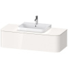 DURAVIT Happy D.2 Plus závesná skrinka pod umývadlo pod dosku (umývadlo v strede), 1 zásuvka, 1300 x 550 x 354 mm, biela vysoký lesk, HP4942M2222