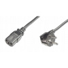 PremiumCord Kabel síťový 230V k počítači 0.5m kpsp05