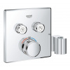 GROHE 29125000 GROHTHERM Termostat podomiet 2 ventily a integrov držiak na sprchu, chróm GRO 29125000