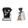 Ascaso Dream ONE, Dark Black + Eureka Mignon Zero 65 Speedy, CR white