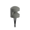 Redo 90979 Exteriérové svietidlo stĺpik CLIFF LED, 8W, 156lm, 3000K, CRI90, IP65, tmavošedá